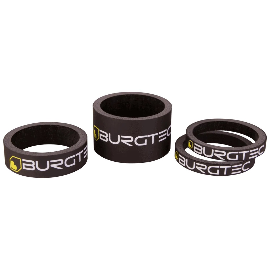 Burgtec - Carbon Stem Spacers (5mm Spacer x2, 10mm Spacer, 20mm Spacer)