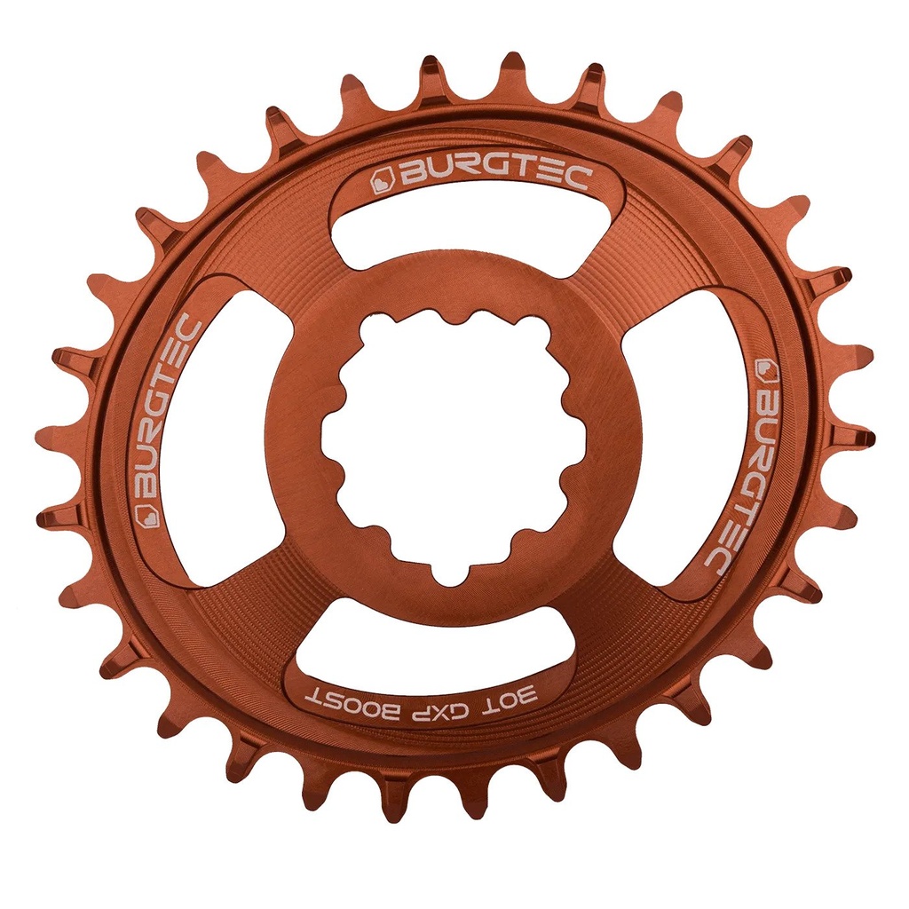 Burgtec - Oval Sram Boost 3mm Offset Thick Thin Chainring - 32T - Kash Bronze