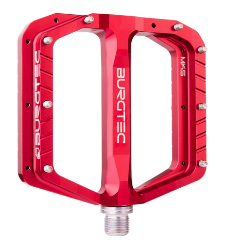 Burgtec - Penthouse Flat MK5 Pedals - Race Red