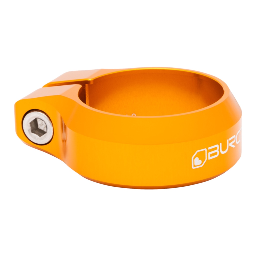 Burgtec - Seat Clamp - 34.9mm Diameter - Iron Bro Orange
