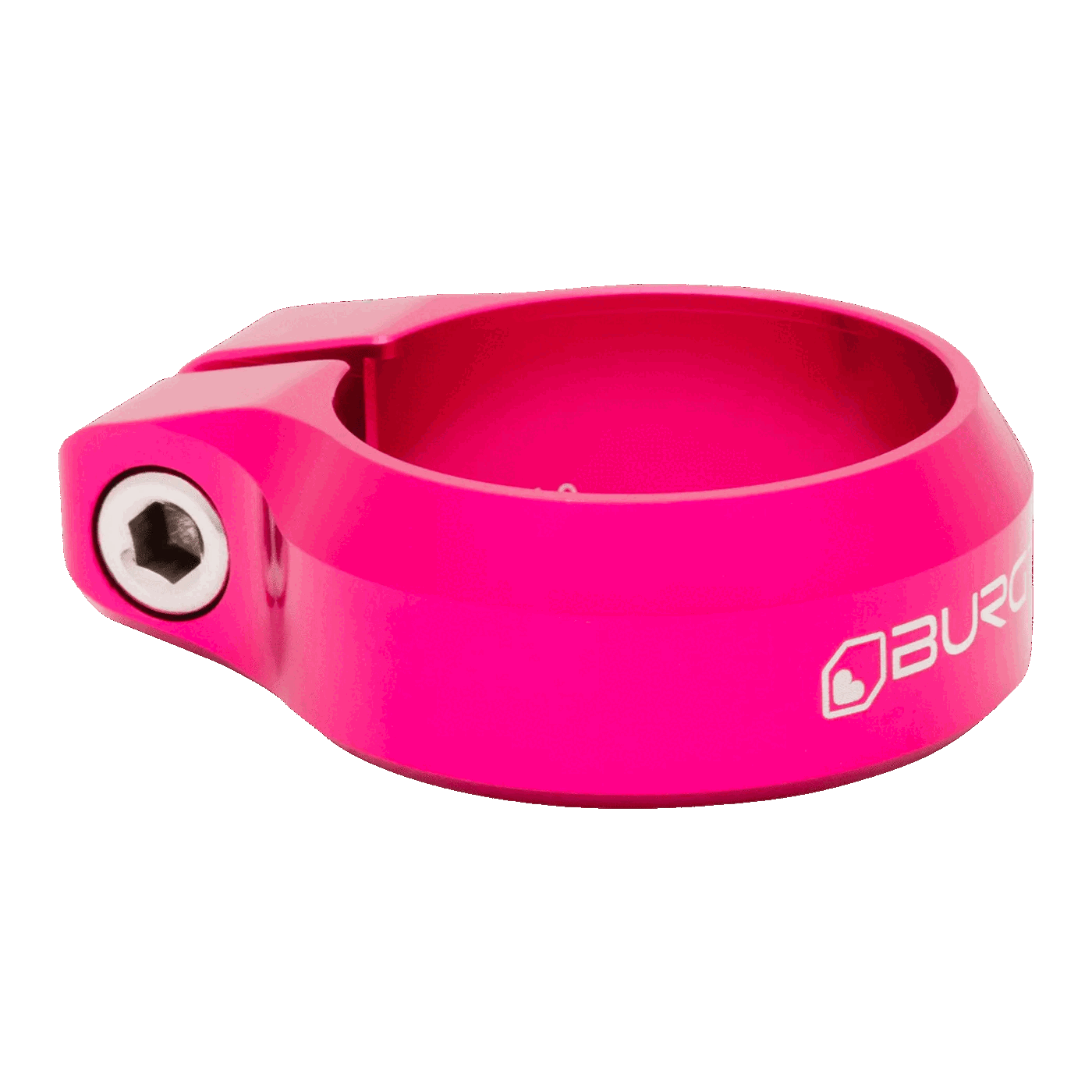Burgtec - Seat Clamp - 34.9mm Diameter - Toxic Barbie Pink