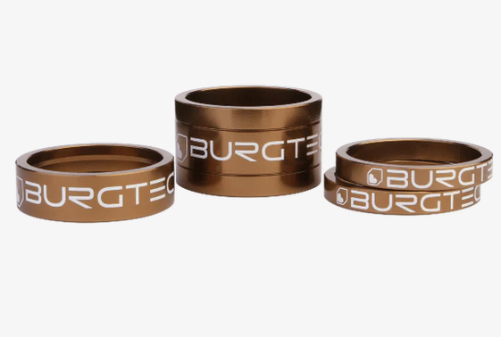 Burgtec - Stem Spacers - Kash Bronze (5mm Spacer x2, 10mm Spacer, 20mm Spacer)