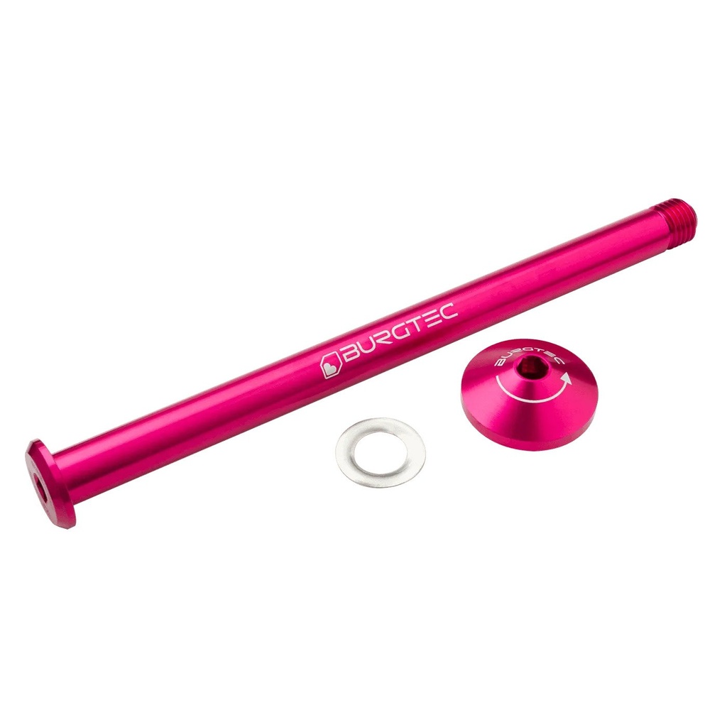 Burgtec - Yeti 171mm Rear Axle - Toxic Barbie Pink