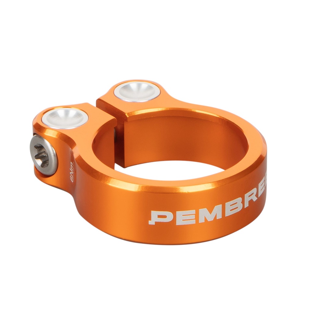 Pembree-DBN-Seat Post Clamp-Orange-36.4