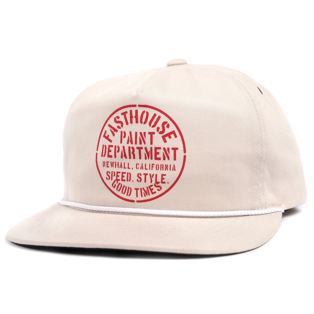 FASTHOUSE - HAT PAINT DEPT, WHITE