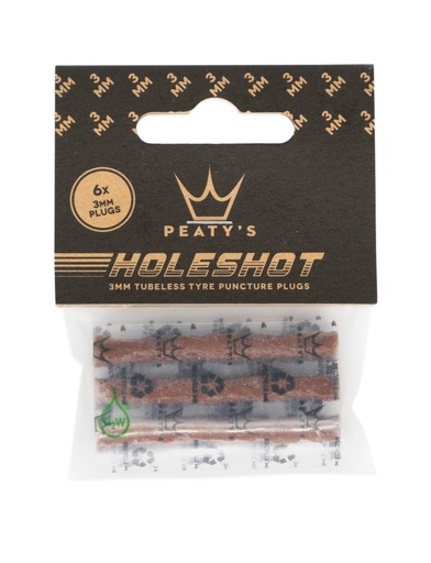 [PPR-TPP-RP3-12] Peatys - Holeshot Tubeless Puncture Plugger Refill Pack-3mm