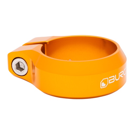 [10516] Burgtec - Seat Clamp - 34.9mm Diameter - Iron Bro Orange