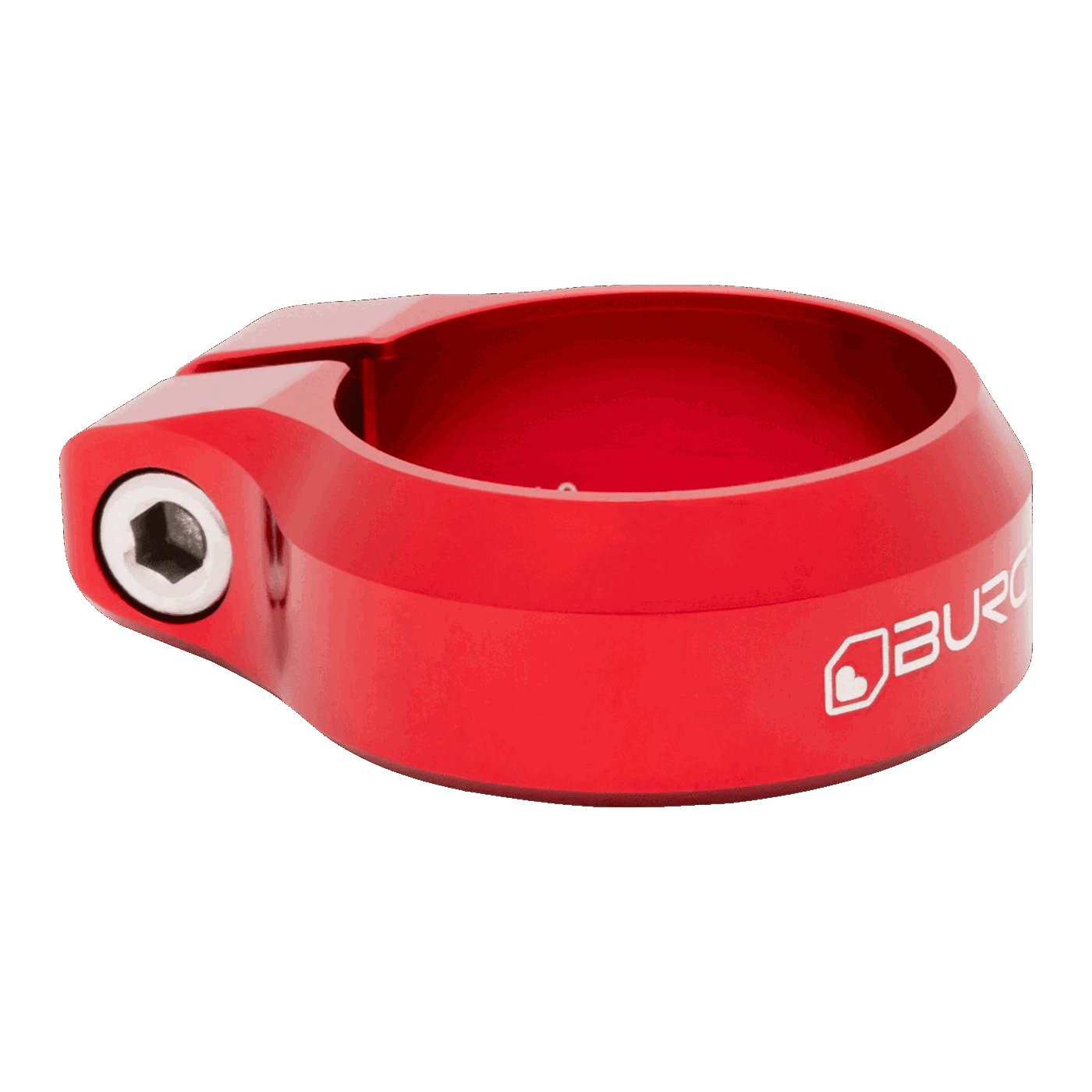 [10512] Burgtec - Seat Clamp - 34.9mm Diameter - Race Red