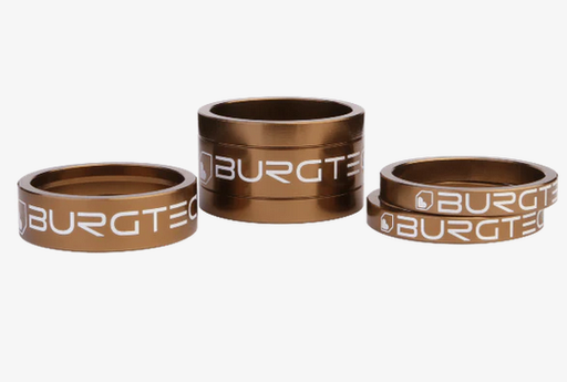 [9215] Burgtec - Stem Spacers - Kash Bronze (5mm Spacer x2, 10mm Spacer, 20mm Spacer)