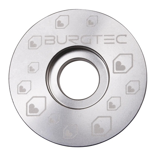 [9307] Burgtec - Top Cap - Rhodium Silver