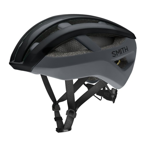 [E007323JX5962] SMITH - Network MIPS - Black / Matte Cement - Large - 59-62 Cm